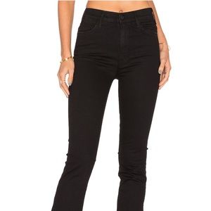 Mother Hustler Ankle Fray, black, 26